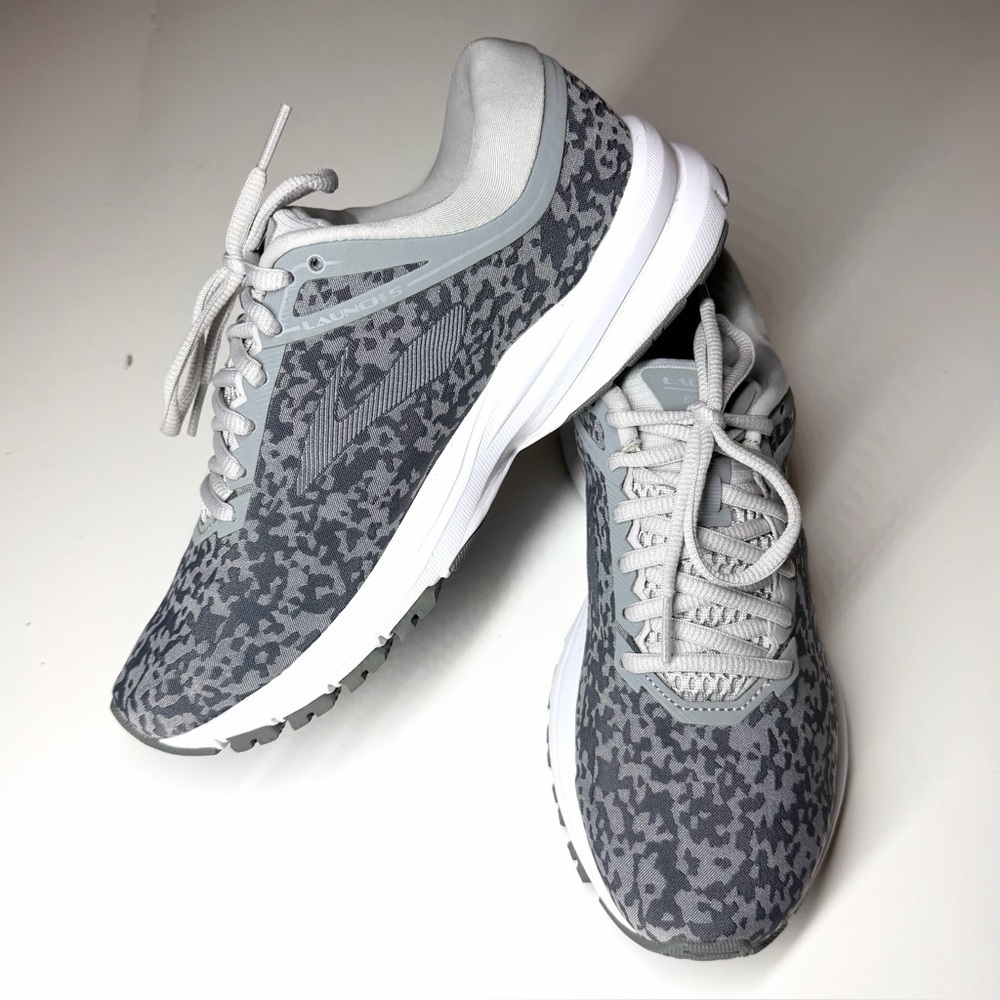 Brooks Women’s Launch 5 Gray Patterned Athletic Running Sneakers Size- 8 M - Picture 4 of 9